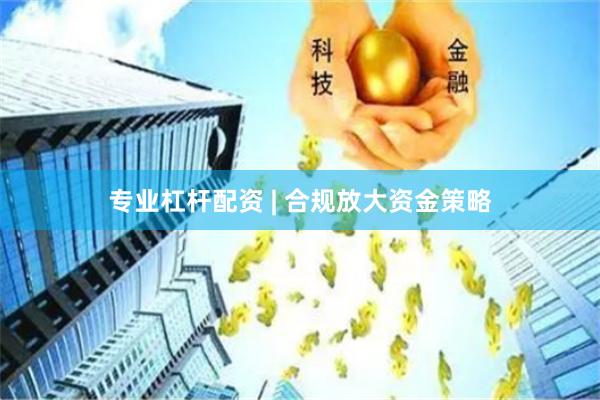 专业杠杆配资 | 合规放大资金策略